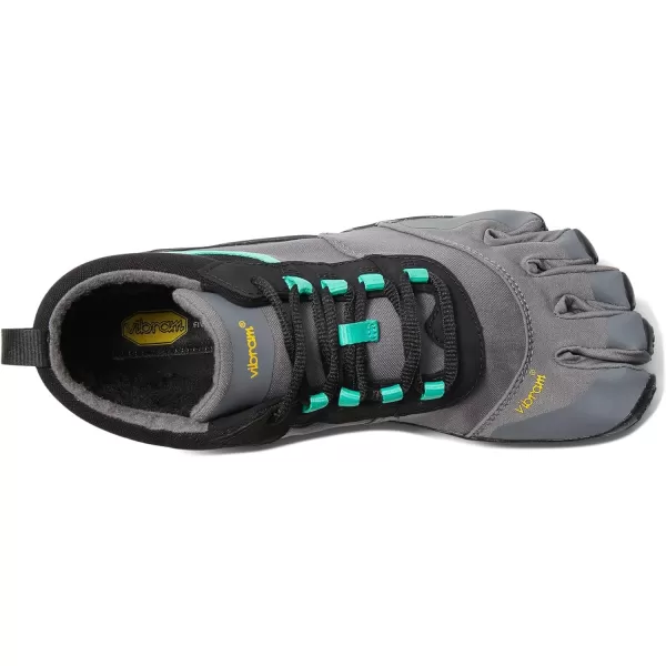 Vibram Five Fingers Womens VTrek Insulated ShoesBlackGreyGreen