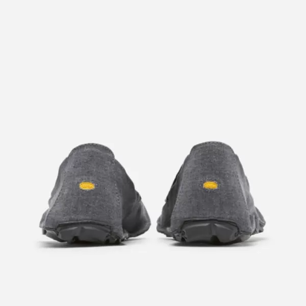 Vibram FiveFingers Mens One Quarter Leather ShoesHemp GreyBlack