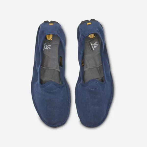 Vibram FiveFingers Womens One Quarter ShoesHemp BlueBlack