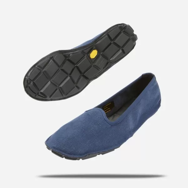 Vibram FiveFingers Womens One Quarter ShoesHemp BlueBlack