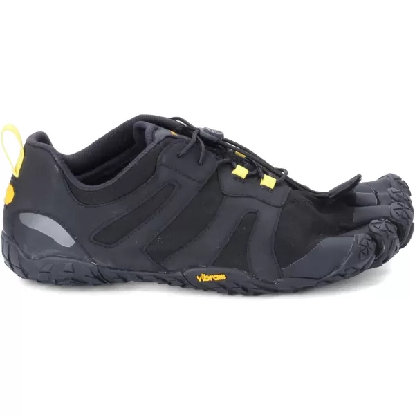 Vibram Mens FiveFingers VTrail 20 Trail Running ShoeBlackYellow