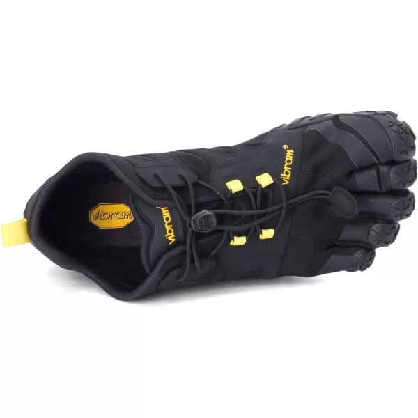 Vibram Mens FiveFingers VTrail 20 Trail Running ShoeBlackYellow