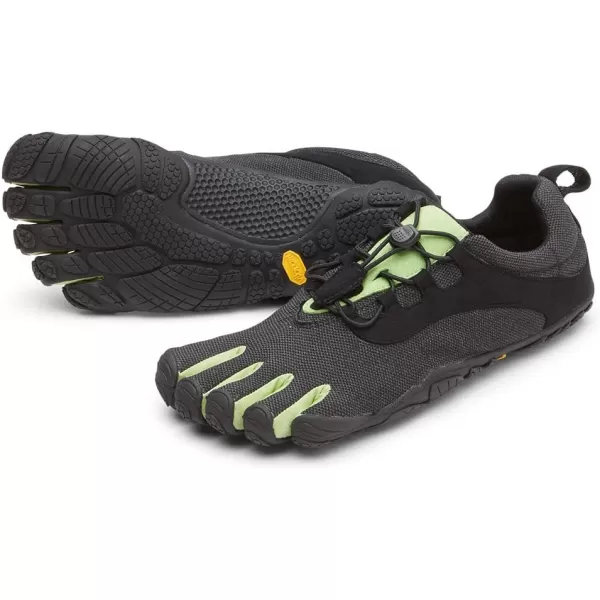 Vibram Womens 21W8002 VRun RetroBlackGreenBlack