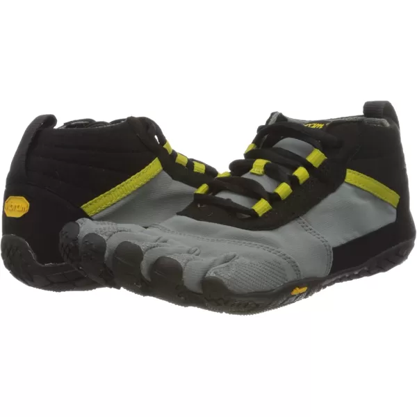 Vibram Womens FiveFingers VTrek Trail Hiking ShoeBlackGreyCitronelle