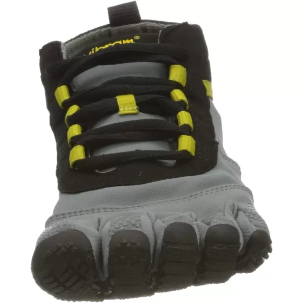 Vibram Womens FiveFingers VTrek Trail Hiking ShoeBlackGreyCitronelle