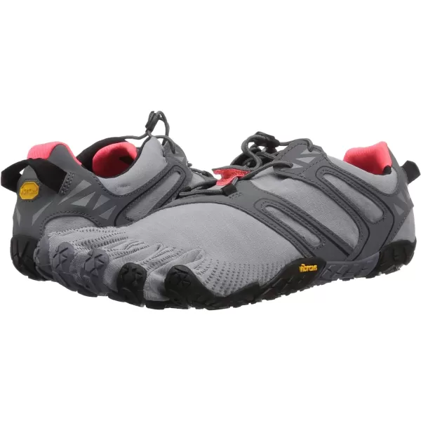 Vibram Womens VTrain GreyBlackAqua Cross TrainerGreyBlackOrange