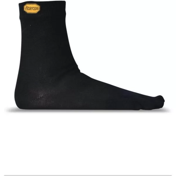 Vibram Merino WoolBlend Crew Toe SocksBlack