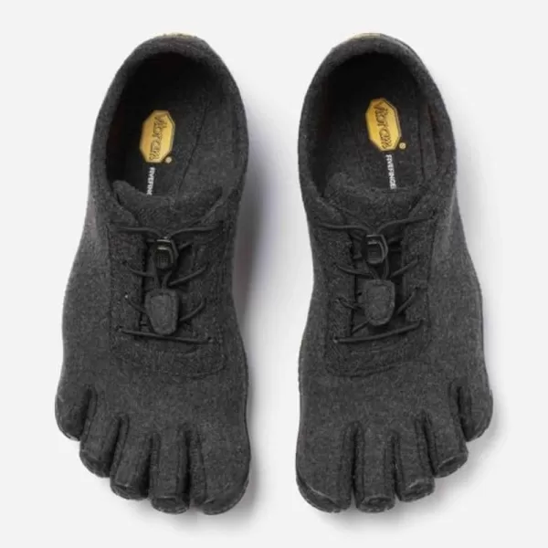 Vibram Mens FiveFingers KSO ECO Wool ShoeGreyBlack