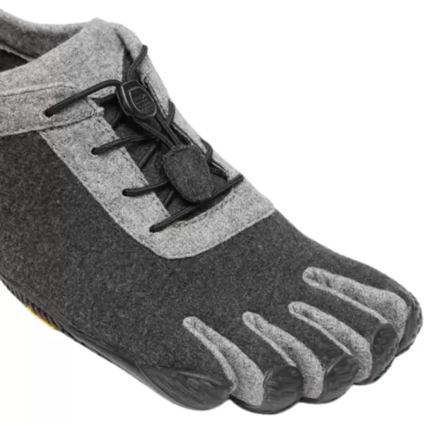 Vibram Mens FiveFingers KSO ECO Wool ShoeLight GreyBlack