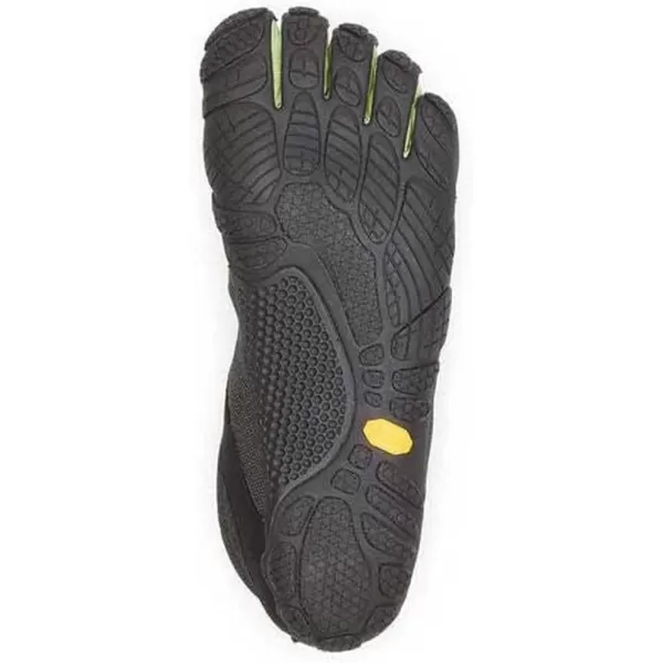 Vibram Mens FiveFingers VRun RetroBlackGreenBlack