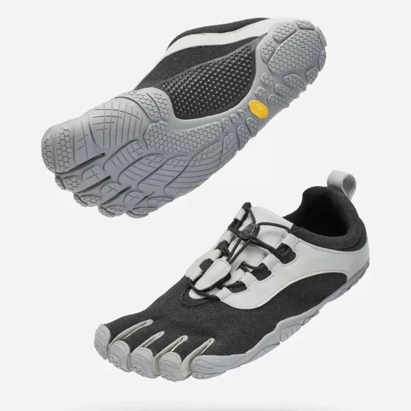 Vibram Mens FiveFingers VRun RetroBlackGrey