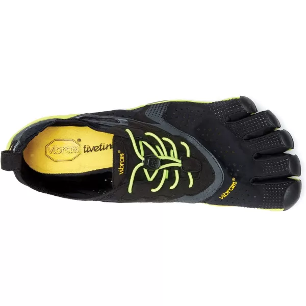 Vibram Mens FiveFingers VRun Running ShoeBlackYellow