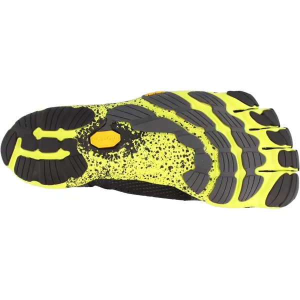 Vibram Mens FiveFingers VRun Running ShoeBlackYellow