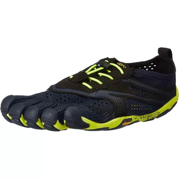 Vibram Mens FiveFingers VRun Running ShoeBlackYellow