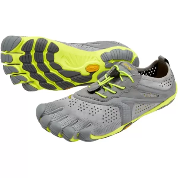 Vibram Mens VRun SneakerGreyYellow