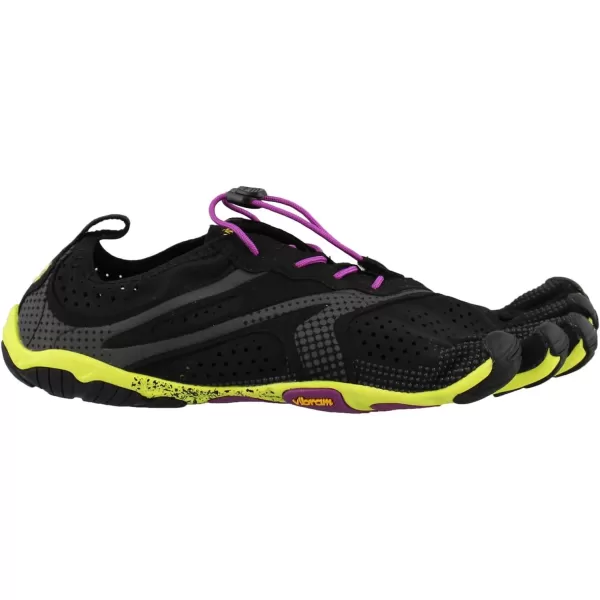 Vibram Womens FiveFingers V Run ShoeBlackYellowPurple