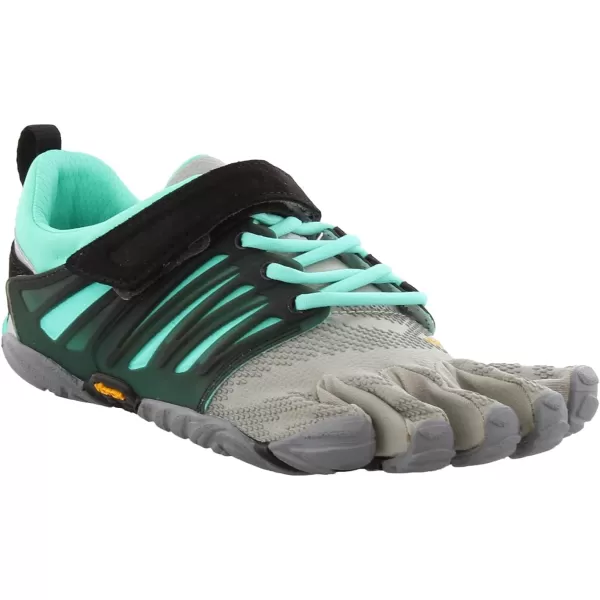 Vibram Womens FiveFingers V Train Crosstraining ShoesGreyBlackAqua