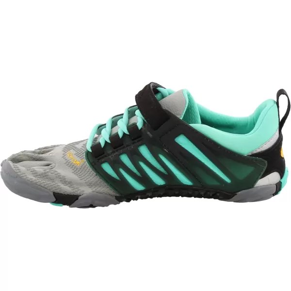 Vibram Womens FiveFingers V Train Crosstraining ShoesGreyBlackAqua