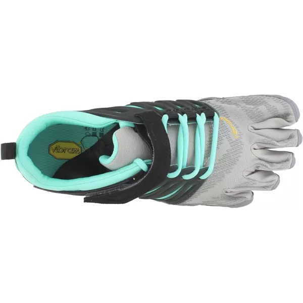 Vibram Womens FiveFingers V Train Crosstraining ShoesGreyBlackAqua