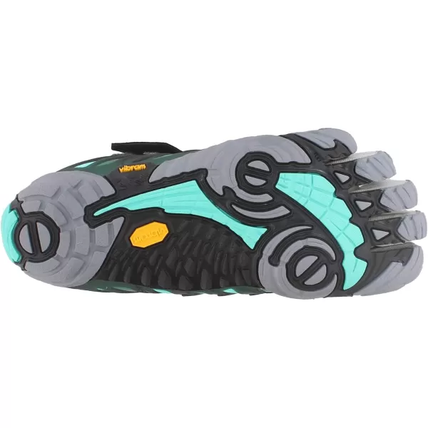 Vibram Womens FiveFingers V Train Crosstraining ShoesGreyBlackAqua