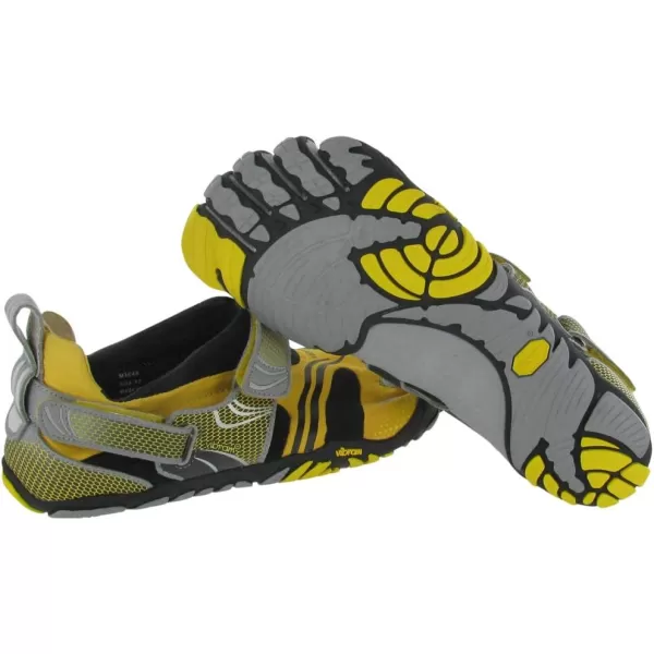 imageVibram Mens FiveFingers KMD Sport ShoeYellowBlackSilver