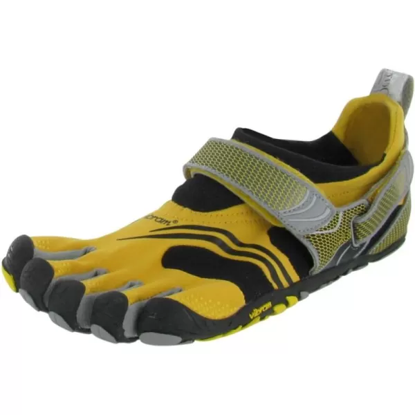 imageVibram Mens FiveFingers KMD Sport ShoeYellowBlackSilver