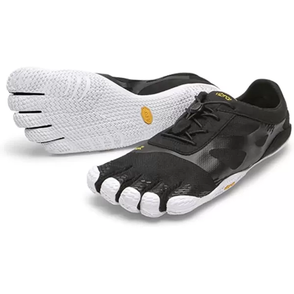 imageVibram FiveFingers Mens KSO EVO BlackWhite 37 EU  556 US