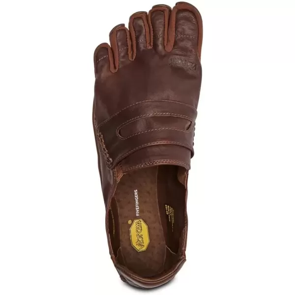 imageVibram Mens FiveFingers CVT Leather Minimalist Casual Walking ShoeBrown