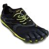 imageVibram Mens VRun Running ShoeBlackYellow