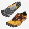 imageVibram Mens VRun Running ShoeGoldenYellowBlack