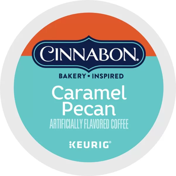 Cinnabon Classic Cinnamon Roll Keurig SingleServe KCup Pods Light Roast Coffee 72 Count 6 Packs of 12Caramel Pecan 24 Count Pack of 4