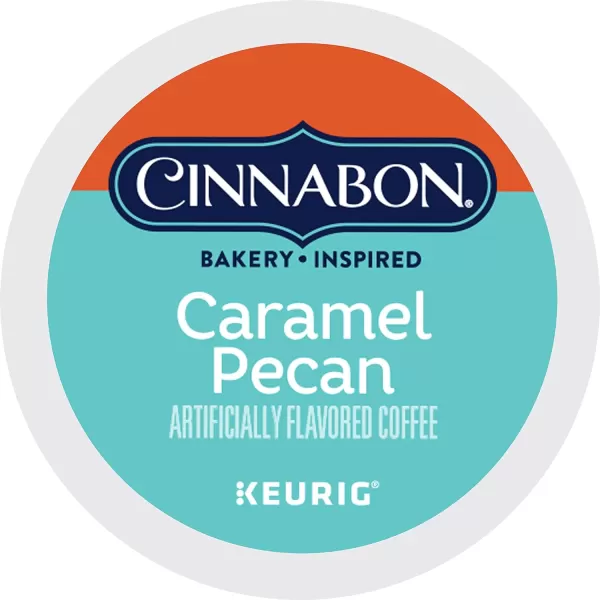 Cinnabon Classic Cinnamon Roll Keurig SingleServe KCup Pods Light Roast Coffee 72 Count 6 Packs of 12Caramel Pecan 72 Count