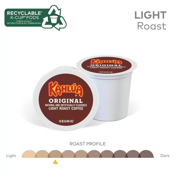 Kahlua Coffee Original Keurig Single Serve KCup Pods Light Roast Coffee 96 Count 4 Packs of 2496 Count