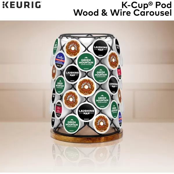 Keurig 5000351185 KCup Whirl Carousel Coffee Pod holder 49 BlackCoffee Pod holder  Filter