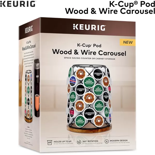 Keurig 5000351185 KCup Whirl Carousel Coffee Pod holder 49 BlackCoffee Pod holder  Filter