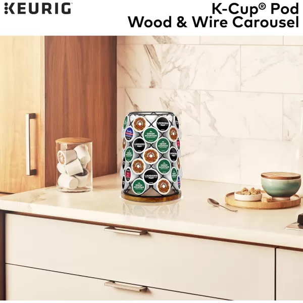 Keurig 5000351185 KCup Whirl Carousel Coffee Pod holder 49 BlackCoffee Pod holder