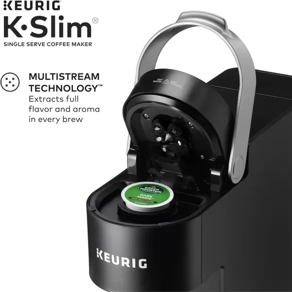 Keurig K Slim Single Serve KCup Pod Coffee Maker Multistream Technology Scarlet RedBlack Coffee Maker