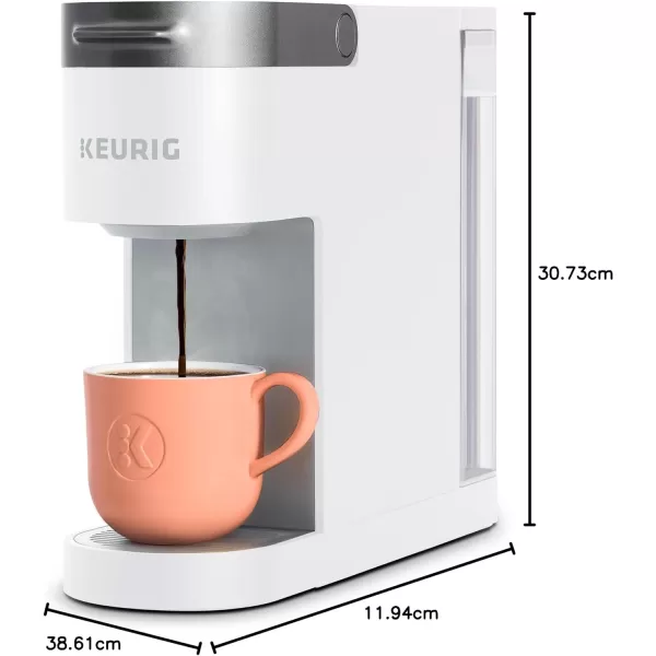 Keurig K Slim Single Serve KCup Pod Coffee Maker Multistream Technology Scarlet RedWhite Coffee Maker