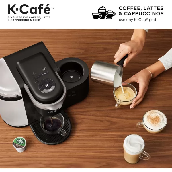 Keurig KCaf Coffee Maker Single Serve KCup Pod Coffee Latte and Cappuccino Maker Charcoal and Espresso Roast KCup Pod Variety Pack 24 CountKeurig KCaf Coffee Maker Single Serve KCup Pod Coffee Latte and Cappuccino Maker Charcoal and Espresso Roast KCup Pod Variety Pack 24 Count