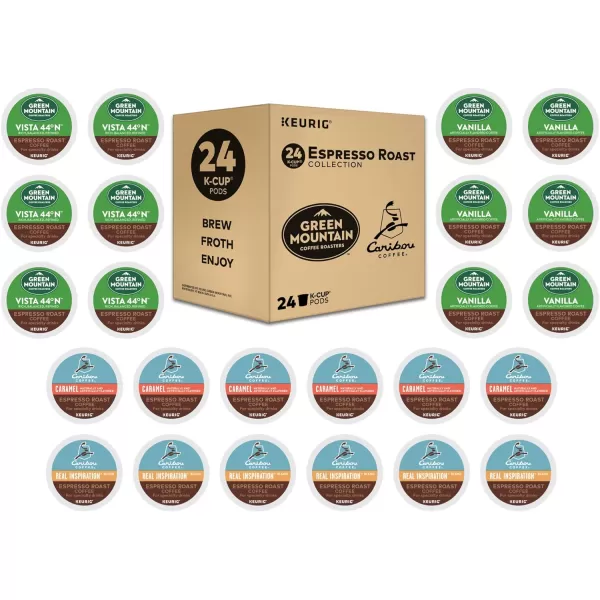 Keurig KCaf Coffee Maker Single Serve KCup Pod Coffee Latte and Cappuccino Maker Charcoal and Espresso Roast KCup Pod Variety Pack 24 CountKeurig KCaf Coffee Maker Single Serve KCup Pod Coffee Latte and Cappuccino Maker Charcoal and Espresso Roast KCup Pod Variety Pack 24 Count