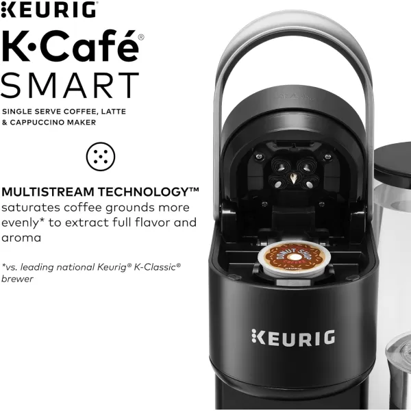 Keurig KCafe SMART Single Serve KCup Pod Coffee Latte and Cappuccino Maker BlackKeurig KCafe SMART Single Serve KCup Pod Coffee Latte and Cappuccino Maker Black