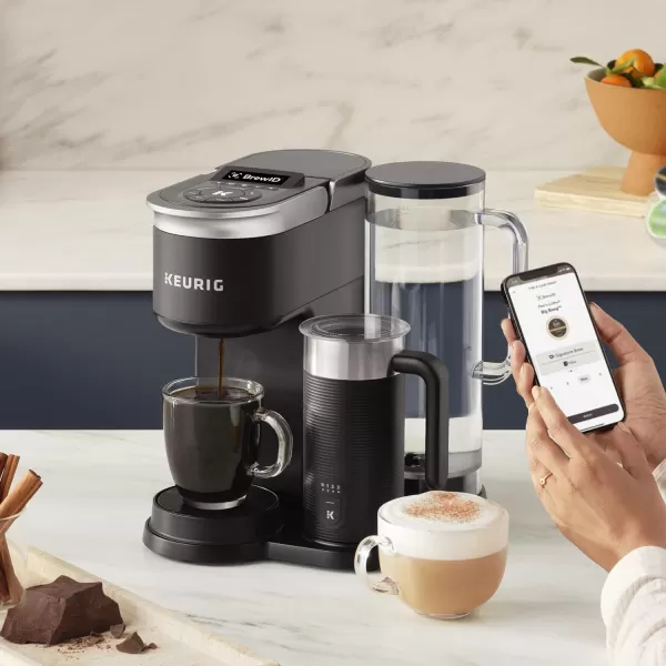 Keurig KCafe SMART Single Serve KCup Pod Coffee Latte and Cappuccino Maker BlackKeurig KCafe SMART Single Serve KCup Pod Coffee Latte and Cappuccino Maker Black