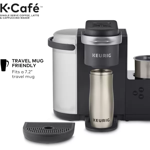 Keurig KCafe Single Serve KCup Coffee Latte and Cappuccino Maker Dark CharcoalDark Charcoal