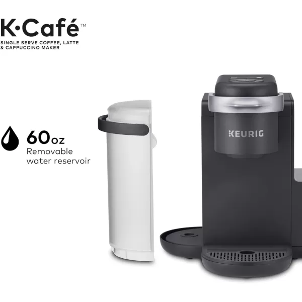 Keurig KCafe Single Serve KCup Coffee Latte and Cappuccino Maker Dark CharcoalDark Charcoal