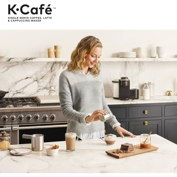 Keurig KCafe Single Serve KCup Coffee Latte and Cappuccino Maker Dark CharcoalDark Charcoal