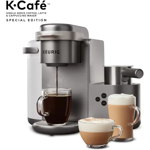 Keurig KCafe Special Edition Single Serve KCup Pod Coffee Latte and Cappuccino Maker NickelKCaf Special Edition  Eight OClock