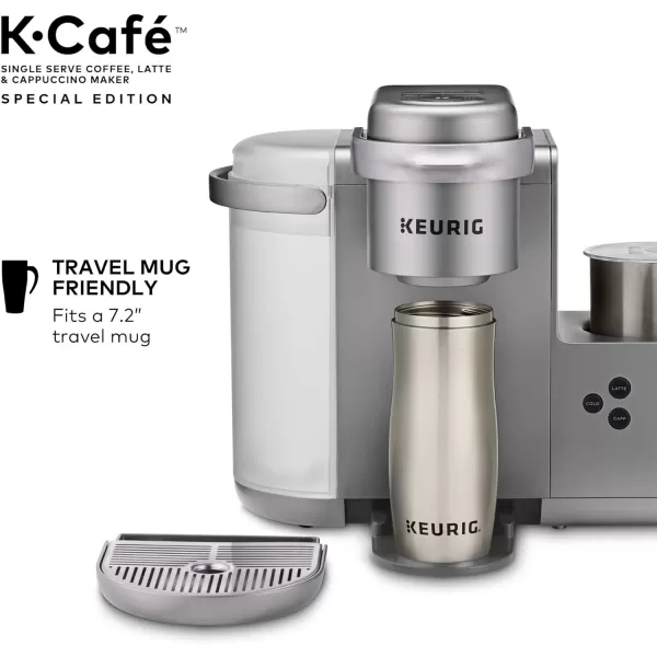 Keurig KCafe Special Edition Single Serve KCup Pod Coffee Latte and Cappuccino Maker NickelKCaf Special Edition  Eight OClock