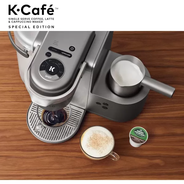 Keurig KCafe Special Edition Single Serve KCup Pod Coffee Latte and Cappuccino Maker NickelKCaf Special Edition  Eight OClock