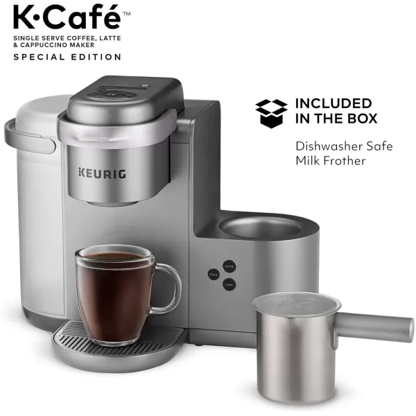 Keurig KCafe Special Edition Single Serve KCup Pod Coffee Latte and Cappuccino Maker NickelNickel