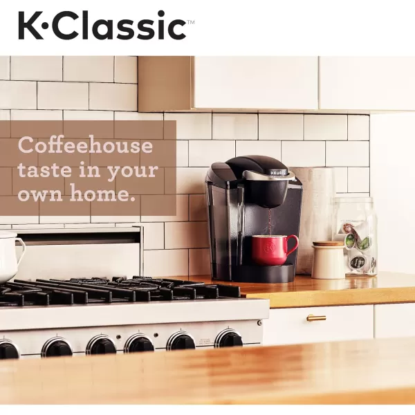 Keurig KClassic Coffee Maker KCup Pod Single Serve Programmable 6 to 10 oz Brew Sizes BlackBlack Coffee Maker